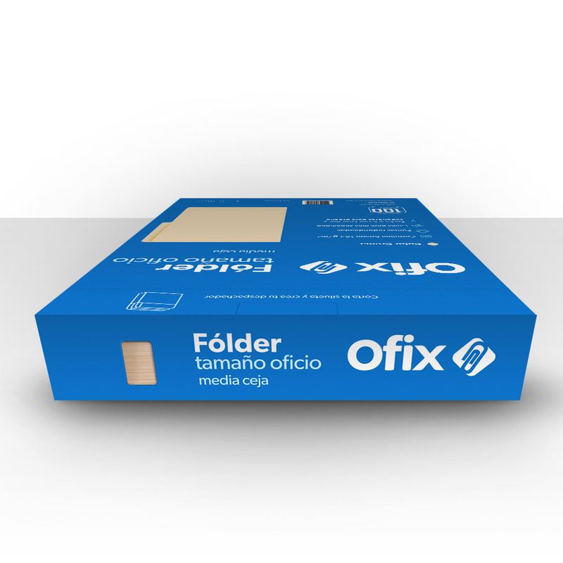 45756 - FOLDER OFICIO CREMA OFIX CON 100PZAS