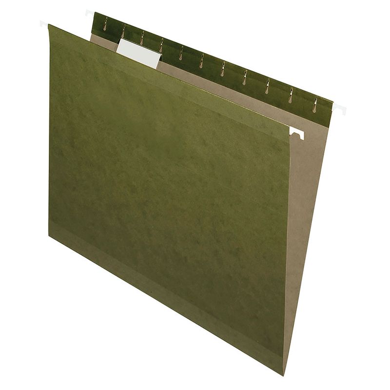 13366 - FOLDER COLGANTE CARTA VERDE C/25PZAS TRADICIONAL