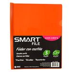 20486 - FOLDER CARTA PLASTICO CON COSTILLA COOL COLORS C/5PZAS