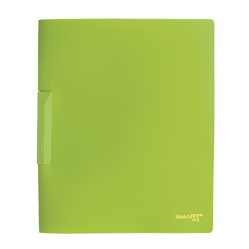 8744 - CARPETA CARTA PLASTICO CON CLIP VERDE COOL COLORS