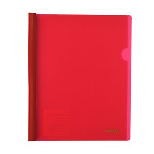 Folder Carta Plastico Con Costilla Rojo 23241