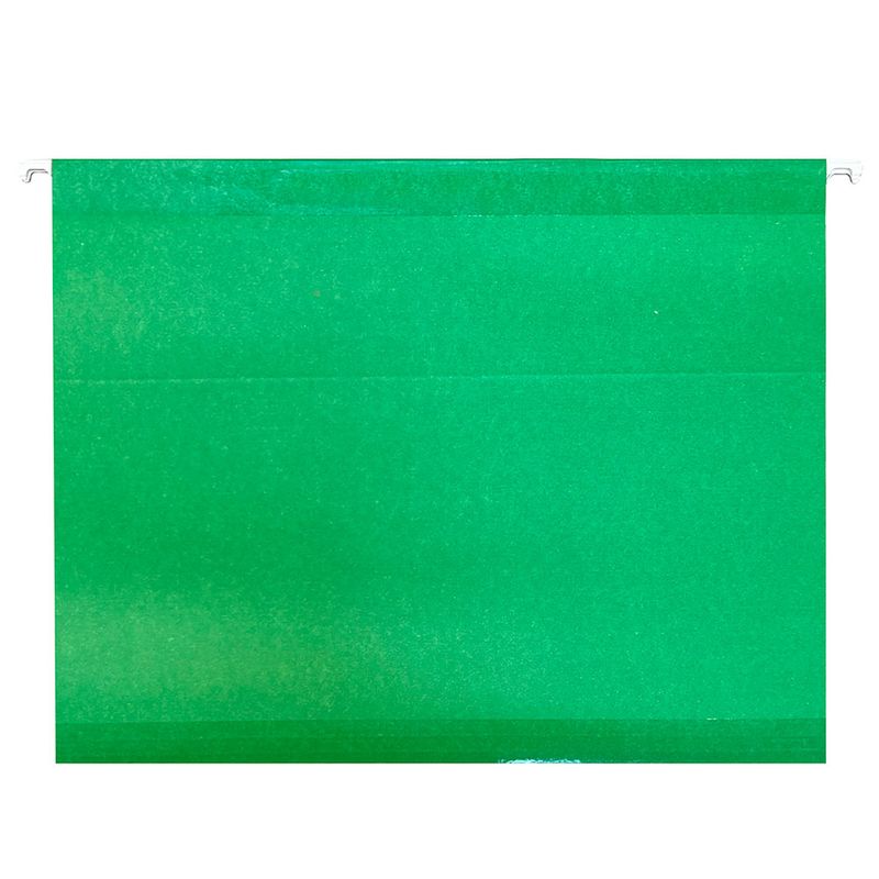 FOLDER COLGANTE CARTA VERDE CON 25PZAS REFORZADO