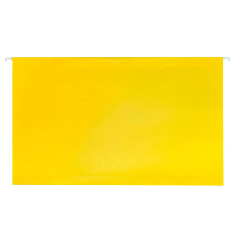 13370 - FOLDER COLGANTE OFICIO AMARILLO CON 25PZAS REFORZADO