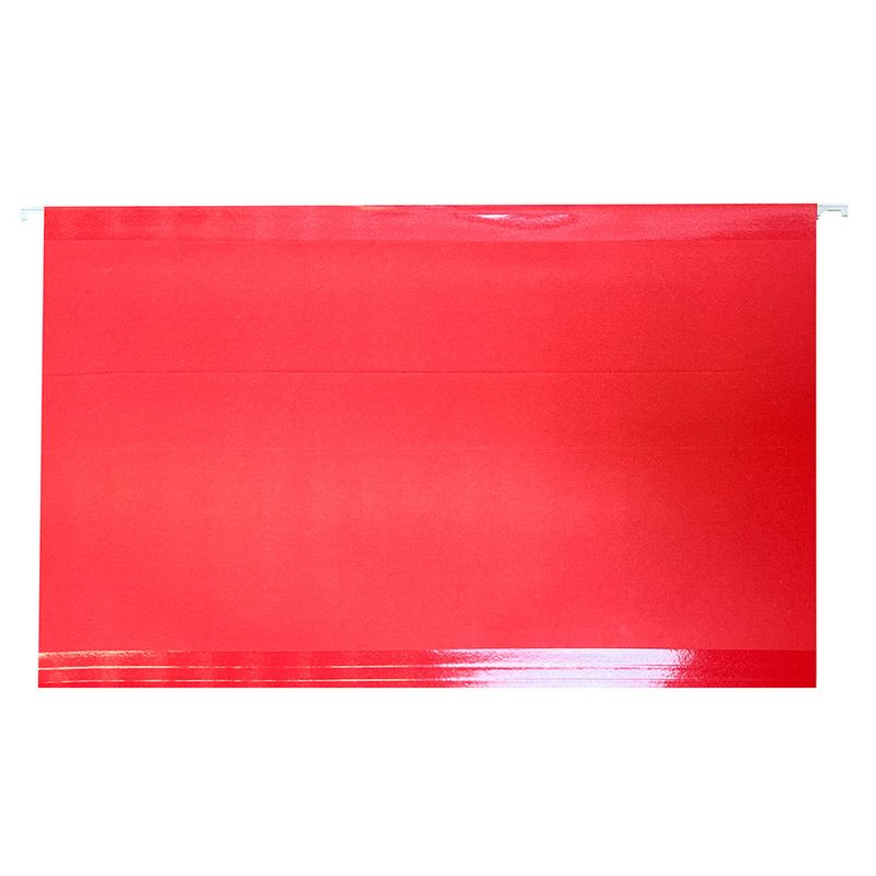 13373 - FOLDER COLGANTE OFICIO ROJO CON 25PZAS REFORZADO