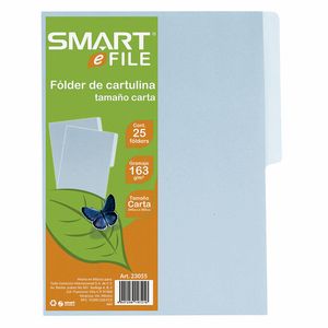 Folder Carta Azul Con 25 Pzas 23055