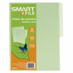 13233 - FOLDER CARTA VERDE CON 25 PZAS