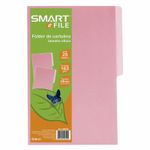 13823 - FOLDER OFICIO ROSA CON 25PZAS