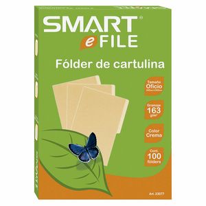 Folder Oficio Crema Con 100Pzas 23077