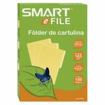 13629 - FOLDER OFICIO AMARILLO CON 100PZAS
