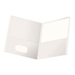 4424 - FOLDER CARTA EJECUTIVO BLANCO CON 5PZAS