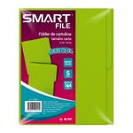 29204 - FOLDER INTENSO CARTA VERDE C/5PZAS