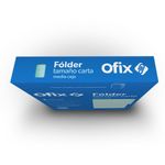 45382 - FOLDER CARTA AZUL OFIX CON 100PZAS