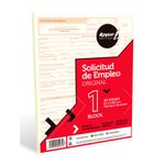 12162 - BLOCK SOLICITUD EMPLEO CARTA C/25HJS