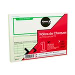 12099 - BLOCK POLIZA CHEQUE AUT 1/2OF C/25 JUEGOS