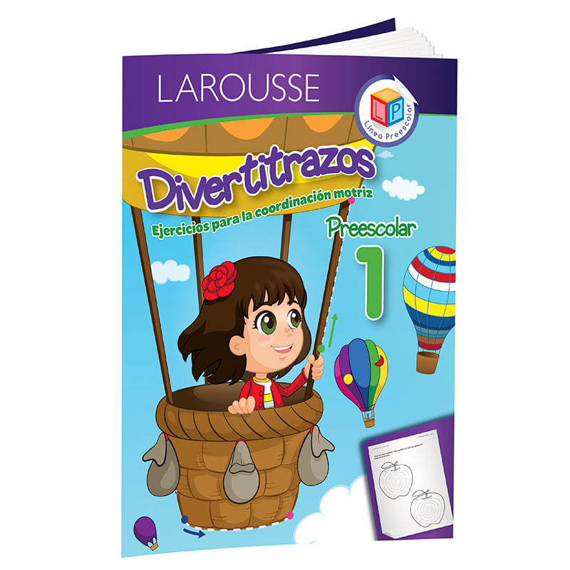 11112 - LIBRO EJERCICIOS DIVERTITRAZOS PREESCOLAR 1
