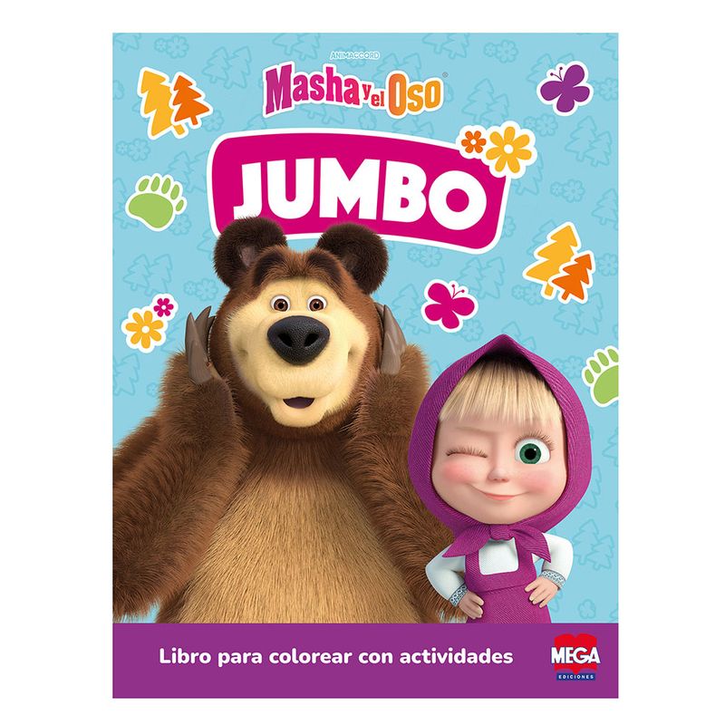 10979 - LIBRO COLOREAR JUMBO ACTIVIDADES MASHA Y EL OSO