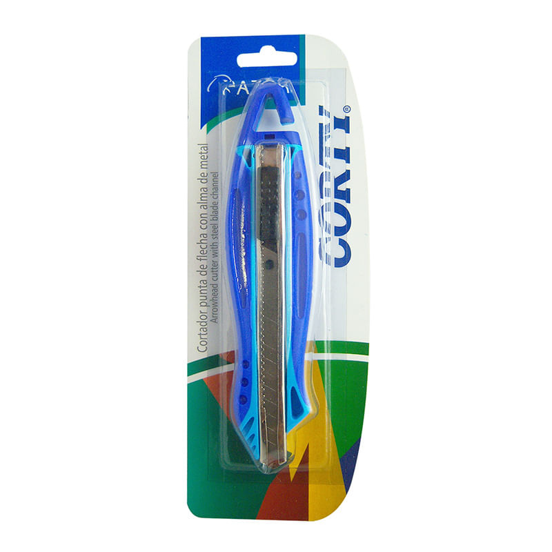 16354 - NAVAJA RETRACTIL DELGADA USO PESADO C/GUIA BLT CORTY