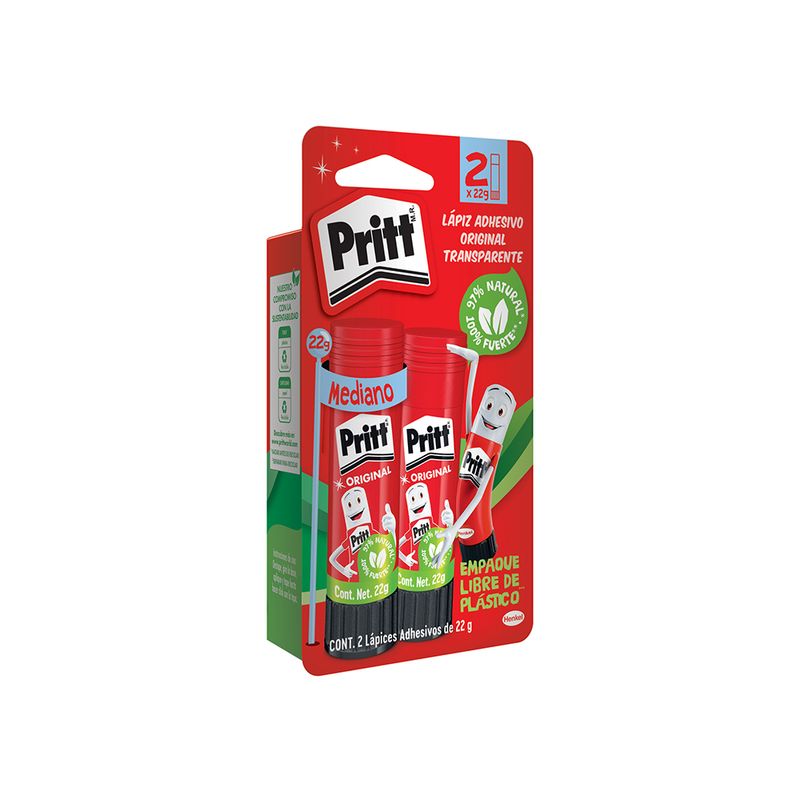 41021 - LAPIZ ADHESIVO 22GRS CON 2 PRITT