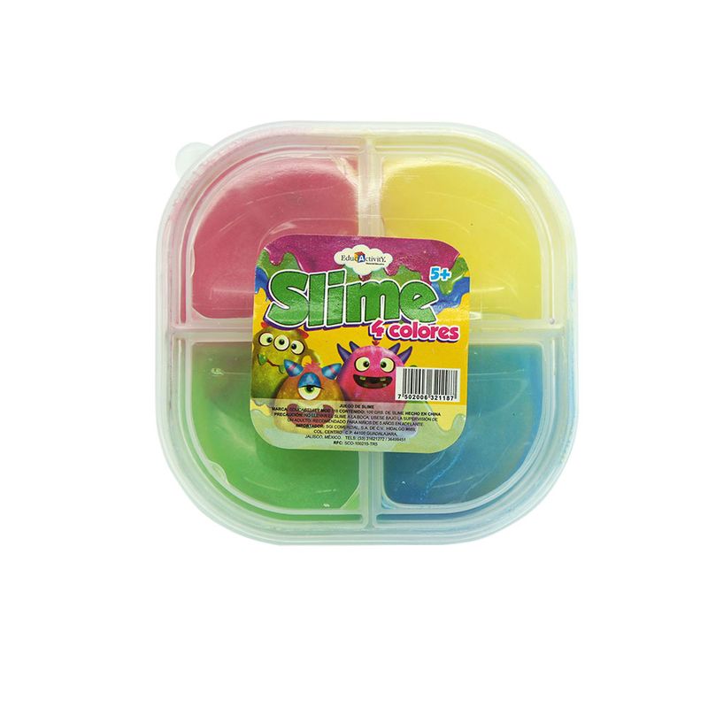 14854 - JUEGO DE SLIME 4 COLORES