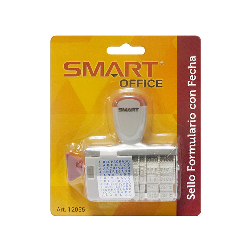 SELLO FORMULARIO CON FECHA Y 12 LEYENDAS SMART