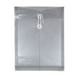 13120 - SOBRE BOLSA CARTA CON RONDANA VERTICAL PLASTICO HUMO