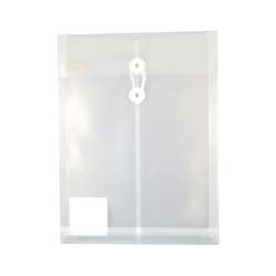 13179 - SOBRE BOLSA CARTA CON RONDANA VERTICAL PLASTICO TRANSP