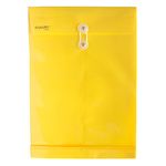 13829 - SOBRE BOLSA OFICIO CON RONDANA VERTICAL PLASTICO AMARILLO
