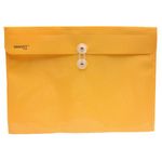 13507 - SOBRE BOLSA OFICIO CON RONDANA HORIZONTAL PLASTICO AMARILLO SOL