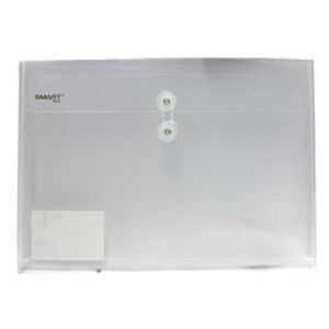 Sobre Bolsa Oficio Con Rondana Horizontal Plastico Cristal 25494