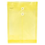 13769 - SOBRE BOLSA OFICIO CON RONDANA VERTICAL PLASTICO AMARILLO