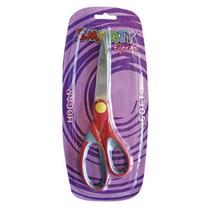 15627 - TIJERA METAL PLASTICO 8" HOGAR SOFT BLT