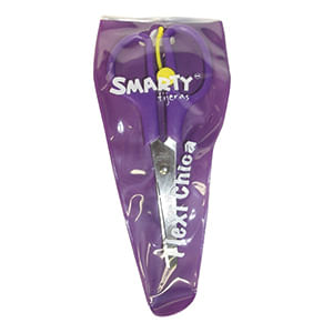 15654 - TIJERA METAL PLASTICO FLEXI CHICA 5" FUNDA VINIL