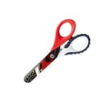 20704 - TIJERA METAL PLASTICO 5" PUNTA ROMA TATOO INNOVATION