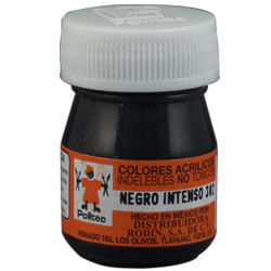 14877 - PINTURA ACRILICA POLITEC 20ML NEGRO