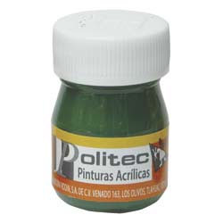 14930 - PINTURA ACRILICA POLITEC 20ML VERDE OLIVO