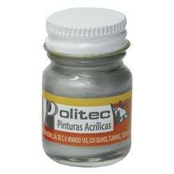 14920 - PINTURA ACRILICA POLITEC 20ML PLATA