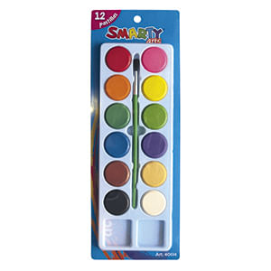 11162 - ACUARELA ESTUCHE CON 12 PASTILLAS SMARTY