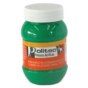 Pintura Acrilica Politec 100Ml Verde Claro 31237