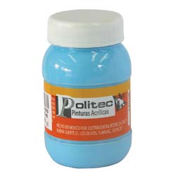 16407 - PINTURA ACRILICA POLITEC 100ML AZUL PASTEL
