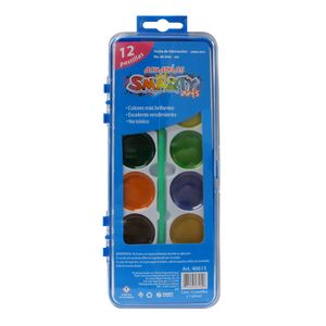 Acuarela Estuche Con 12 Pastillas Smarty 40613