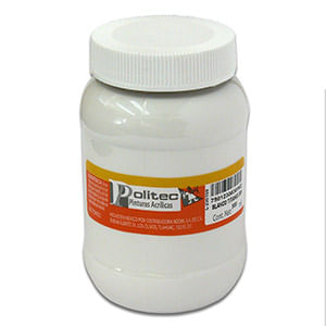 Pintura Acrilica Politec 500Ml Blanco Titanio 30162