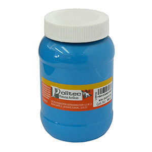 Pintura Acrilica Politec 500Ml Azul Celeste 31367