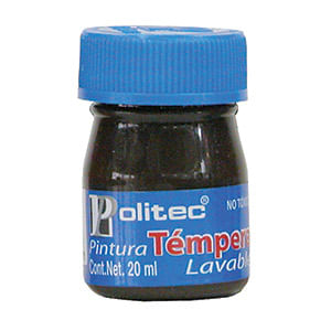 15117 - PINTURA TEMPERA 20ML NEGRO