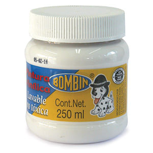 15147 - PINTURA VINILICA BOMBIN 250ML BLANCO