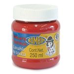 15152 - PINTURA VINILICA BOMBIN 250ML ROJO