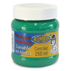 Pintura Vinilica Bombin 250Ml Verde 12993