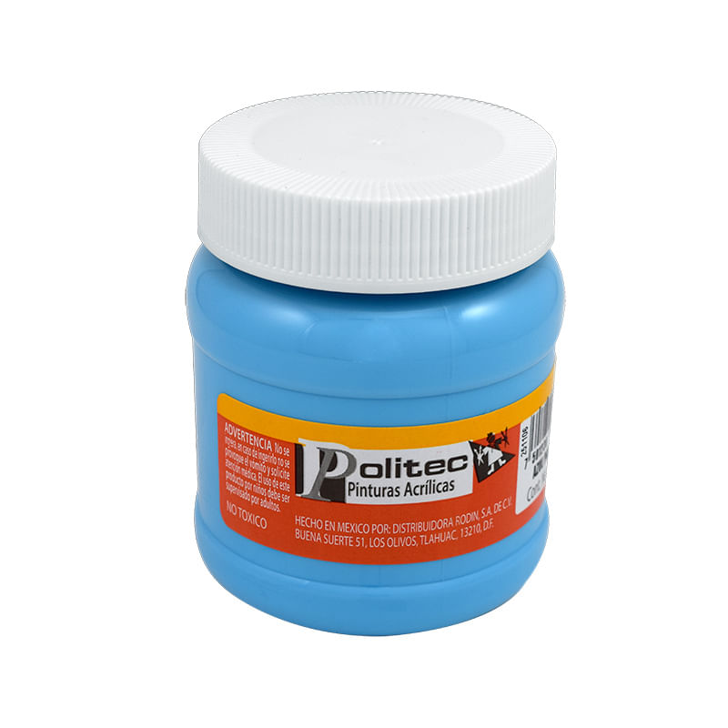 14943 - PINTURA ACRILICA POLITEC 250ML AZUL PASTEL