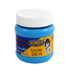 Pintura Vinilica Bombin 250Ml Azul Claro 14024