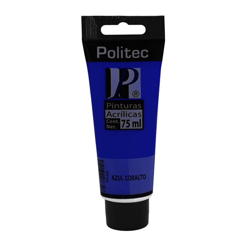 14962 - PINTURA ACRILICA POLITEC 75ML AZUL COBALTO TUBO