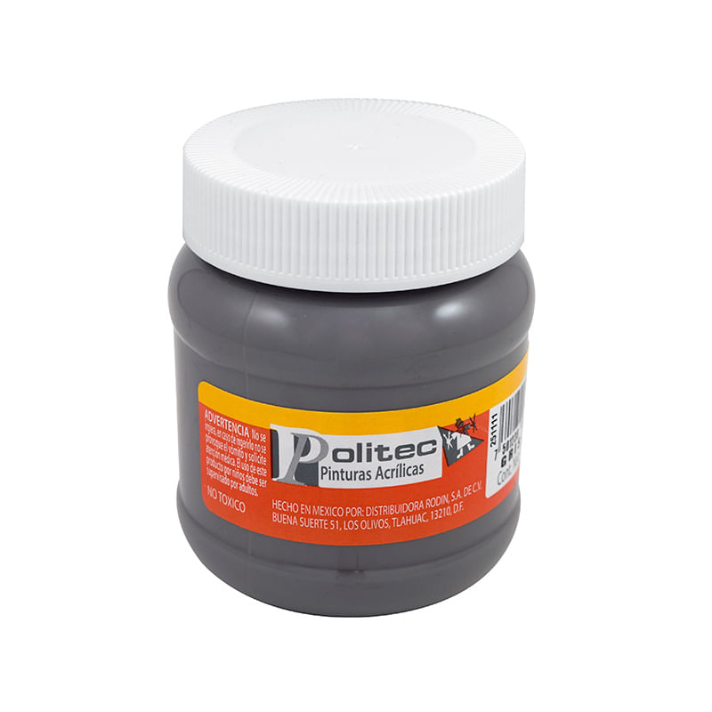 14949 - PINTURA ACRILICA POLITEC 250ML GRIS